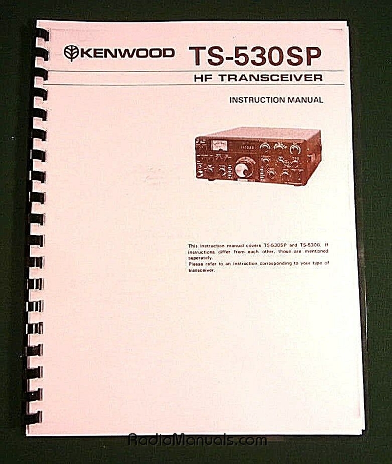 Kenwood TS-530SP Instruction Manual